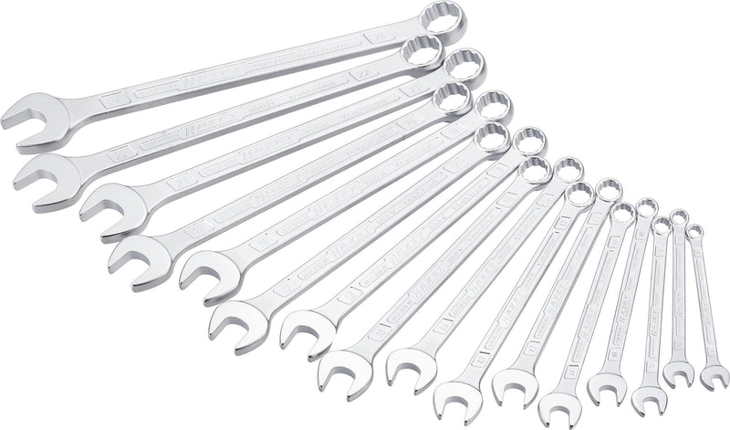 Hazet Set Of Keys Combinadas 600SPC/16, 16 Pieces Key Cromada, Cabeza Pulida 600 Spc/16