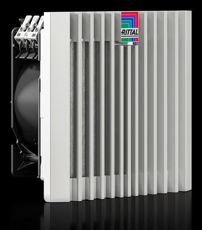 Rittal Blue And + Fan With Filter 63M³ H, 24V Dc, Ral 7035 — image 1
