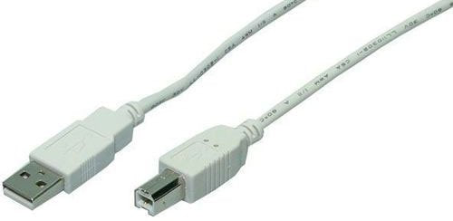 Logilink USB Cable 2.0 Type a/B ( Printer ) 1.80M Grey CU0007