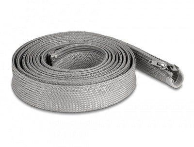 Delock Manga Trenzada With Zip Resistant Calor 3M X 30MM Grey — image 1