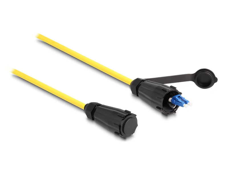 Delock 87887 Cable Fibre Optic Lc Duplex a Lc Duplex With Cover Protectora Monomodo IP68 Resistant Polvo And W
