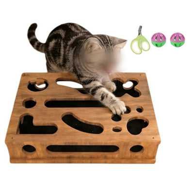 Cat Scratching Puzzle Toy Box Standard Size