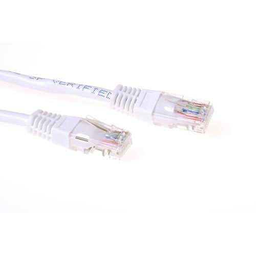 White 7 Meter U UTP CAT.6A Patch Cable With RJ45 Connectors
