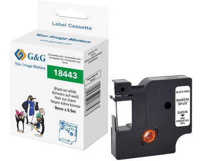 G&g Vinyl Tape Labeller Compatible With Dymo Rhino 18443 — image 1