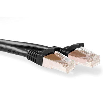 Black 10 Meter SFTP CAT.6A Patch Cable Snagless With RJ45 Connectors — image 1