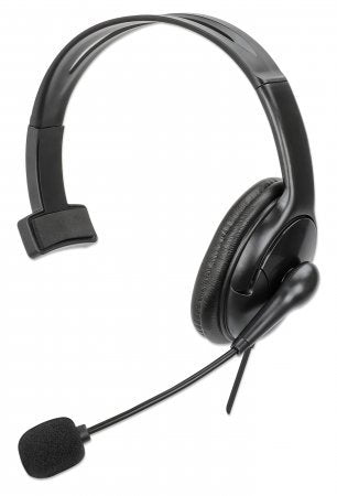 Manhattan Mono USB Headphones Links Rechts Tragbar 2M Cable