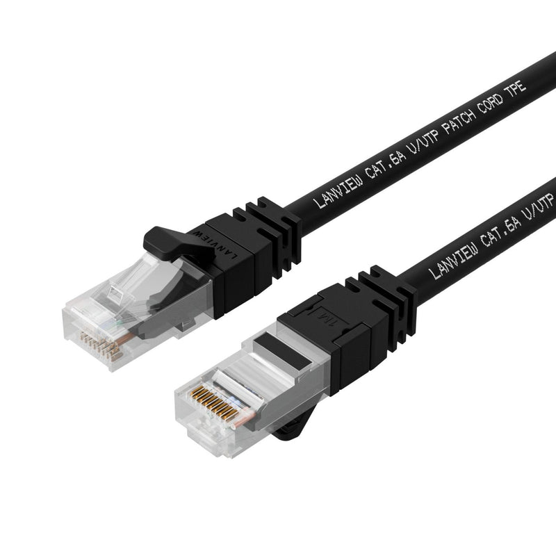 Lanview LV-SFTP6A10B Network Cable Black 10M S/FTP (s-STP)