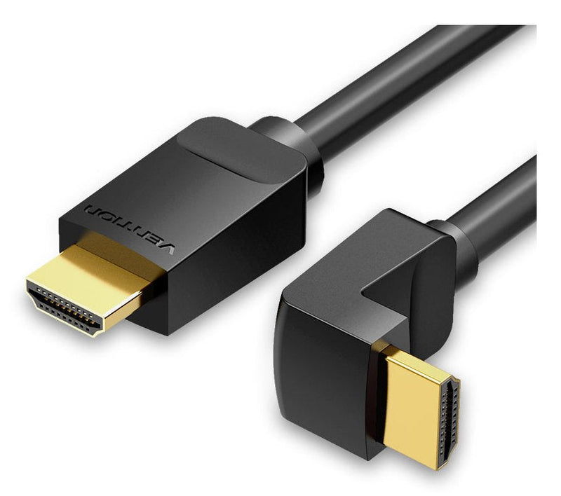 Vention HDMI Cable 2.0 4K Acodado 90 Aarbi HDMI Male HDMI Male 3M Black