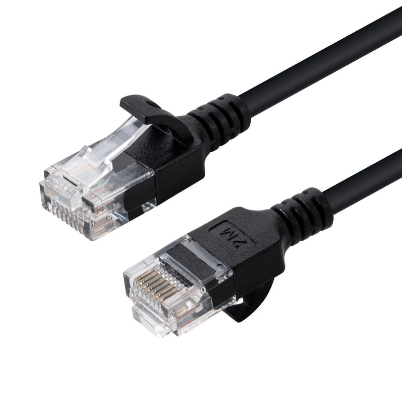 Microconnect V-UTP6A01S-SLIM Network Cable Black 1M CAT.6A U/UTP (UTP)