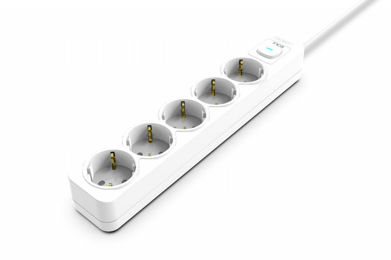 Power Strip Inca IPW-44GB White 5 Salidas AC 230V 1,5M