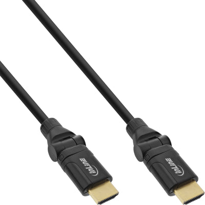 Inline HDMI Angle Plug 180° With Ethernet a 0,5M — image 1