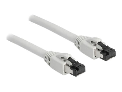 Delock Network Cable RJ45 CAT.8.1 S/FTP 3M Bis 40Gbps Grey — image 1