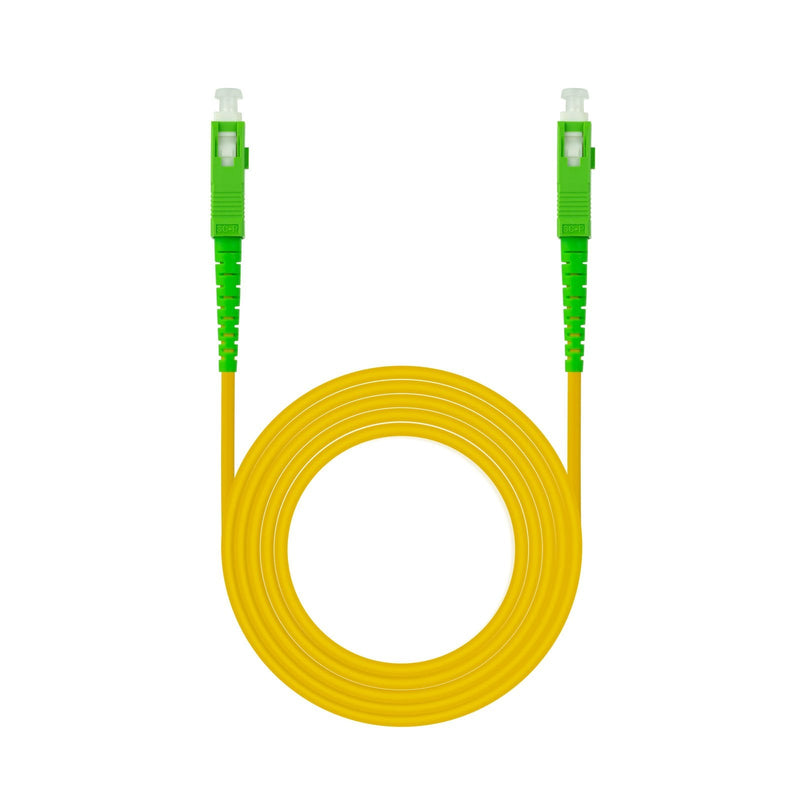 Nanocable Cable Fibre Sc/Apc-sc/Apc Monomodo Lszh 2M - Yellow