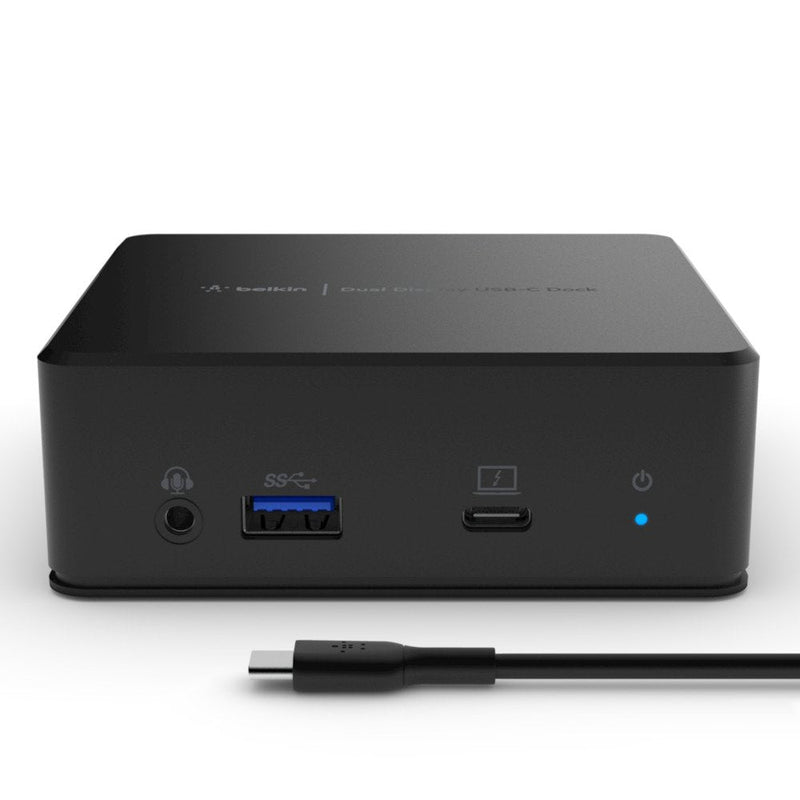 Belkin USB-C Dual Display Docking Station USB 3.2 Gen 1 [3.1 Gen 1] Type-c Black