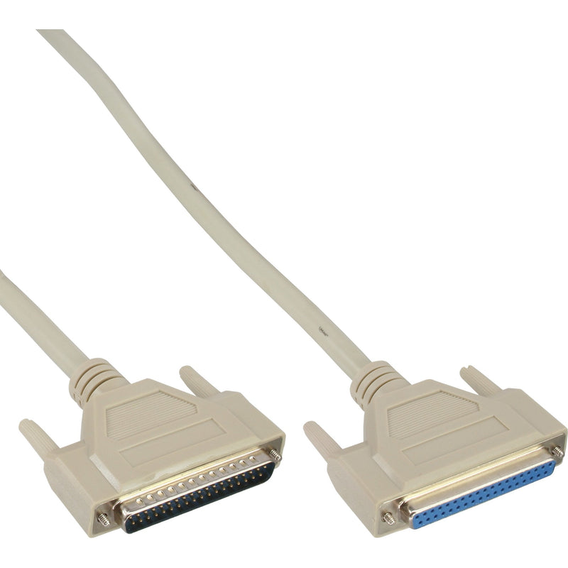 Inline Cable Extensión Serial 37 Pines, DB37 Male a Female 1:1 Grey 3MCABLE Extensión Inline Serial 37 Pines,