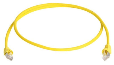 Telegärtner Network Cable S/FTP CAT.6A MP8FS500 Lszh Yellow 0,5M — image 1