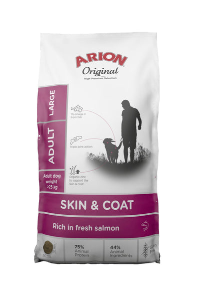 Arion Genuine Skin&coat Large Sucha Karma Perro 12KG — image 1
