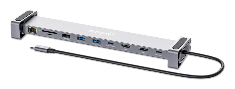 Manhattan Dockin 10-IN-1 4K USB-C Pd Gmation 2x HDMI