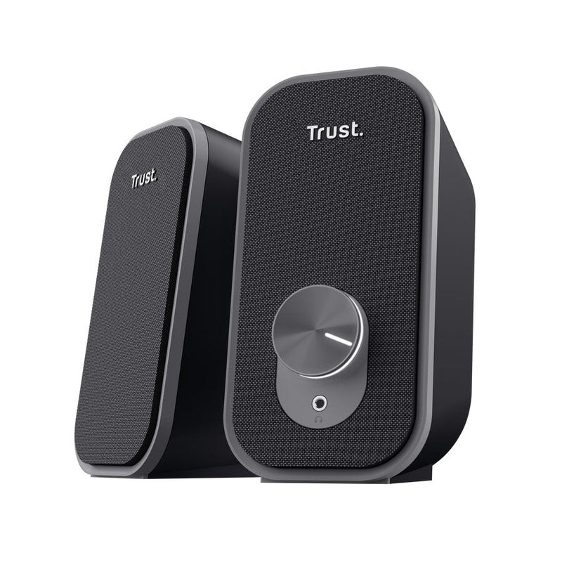 Trust Speakers 2.0 Ador 12W Colour Black Jack 3.5MM Control Volumen Alimentado USB