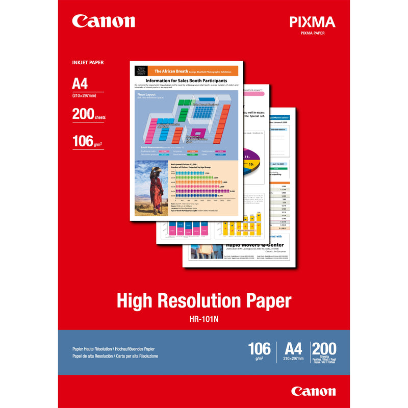 Canon Hr 101 Na 4, 200 Hojas 106G Paper