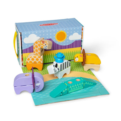 Spin Master Melissa & Doug - Set Of Safari Bloqueable, Toy Construcción 6074903 — image 1