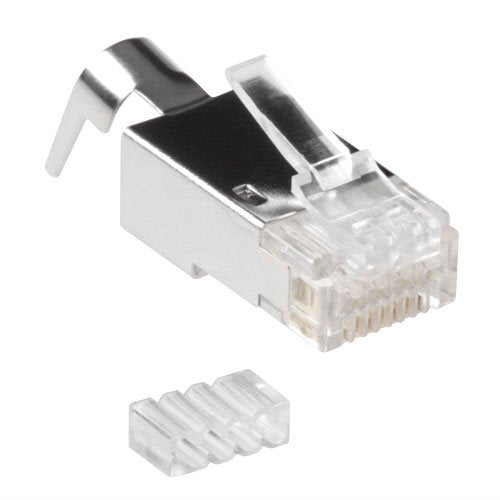 RJ45 (8P 8C) CAT.6A Shielded Modular Connector For Round Cable With Solid Or Standed Conductors