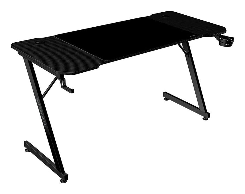 Mars Gaming Escritorio Gaming MGD-X140 Negro 140X60/ Ratón Pad XXL/ Soportes Externos Bebidas Y Auriculares/ Gestión