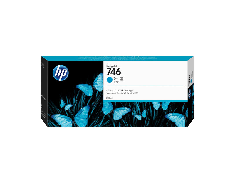 HP Nº 746 300ML Cyan Ink Cartridge P2V80A