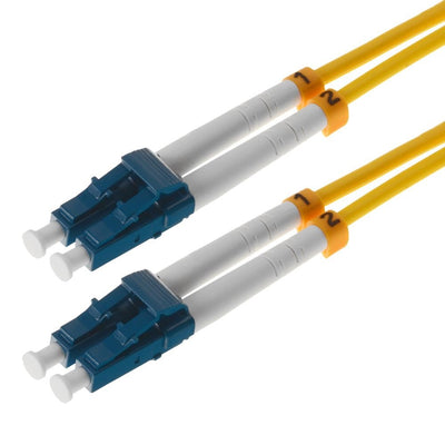 Helos Lwl Network Cable Lc/Lc Duplex 9/125?M OS2 Yellow 3,0M — image 1