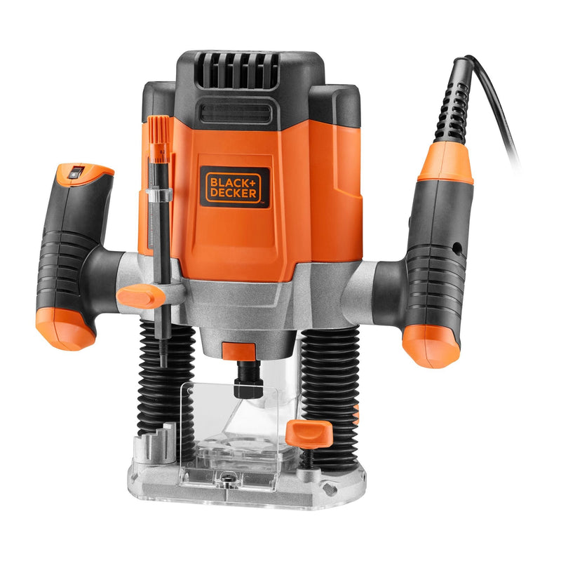Black + Decker Fresadora Black + Decker Oberfräse KW1200E Orange/Black