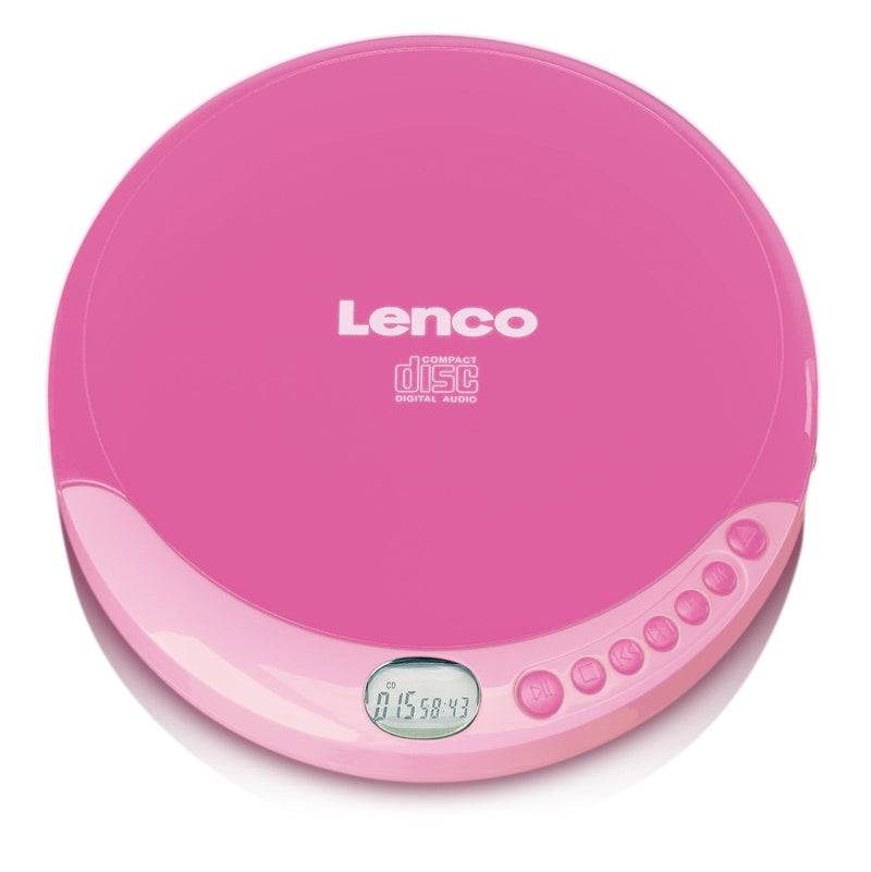 Lenco CD-011 Reproductor Cd Laptop Pink