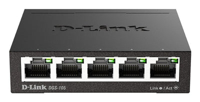 D-link Switch 5 Ports Gigabit 10/100/1000Mbps DGS-105 — image 1