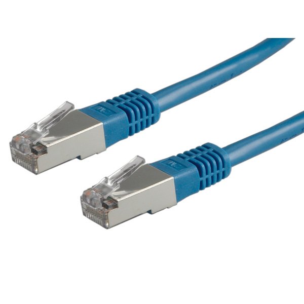 Roline Network Cable KAT.5E Class D S FTP Azul 0,5M