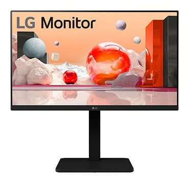 LG Monitor 23,8 24BA450 LED Black — image 1