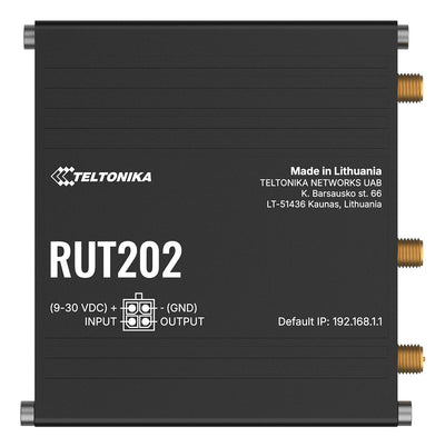 RUT202 (eu) 4G/Wi-Fi LTE Router, Dual Sum-card Slots — image 1