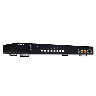 Lindy 8 Port Ipower Switch (32623) Black Intelligente Pdu With 8 Mess- And Schaltbaren Stroratóngängen) 32623 — image 1