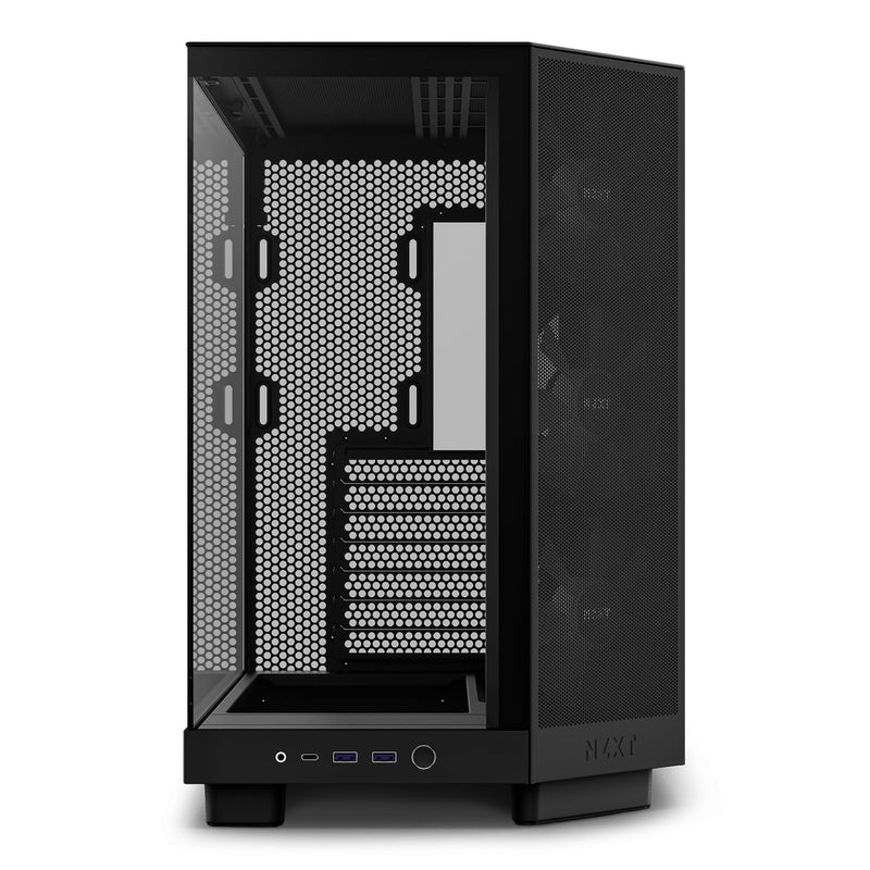 Nzxt PC Case H6 Flow RGB CC-H61FB-R1 Black Glass Tempered