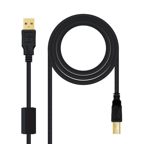 Nanocable Cable Printer With Ferrita Usb-b 2.0 Male a USB-A Male 2M — image 1