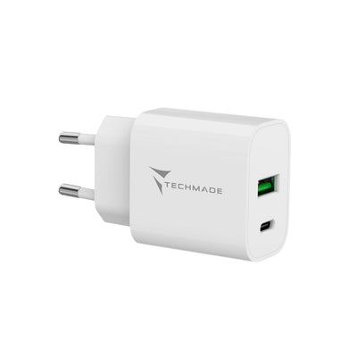 Techmade TM-389 Charger Dispositivo Mobile Phone Universal White Power Alterna Charging Fast Indoor — image 1