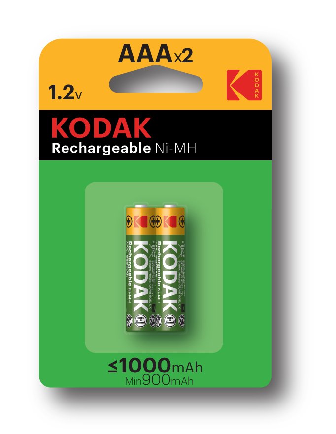 Kodak Blister 2 Batteries Recargables Ni-mh Aaa LR3 650MAH