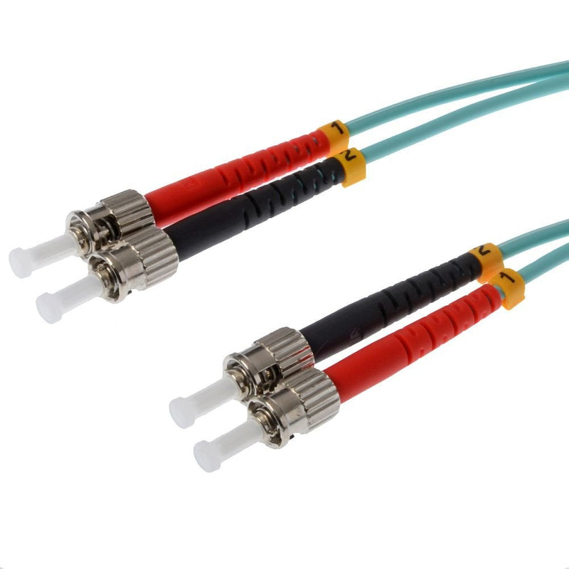 Helos Lwl Network Cable St/St Duplex 50/125?M OM3 Aqua 3,0M