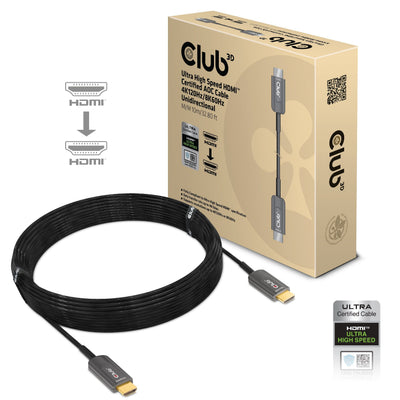 CLUB3D HDMI Cable a - a 2.1 Aktiv Optico. 8K60HZ UHD 10 Meter Retail — image 1