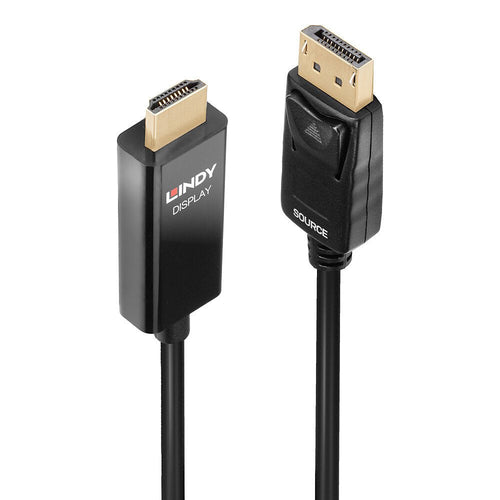 Lindy Cable Dp-hdmi With Hdr Male a Male 5M Black Aktiv 4096X2160 60HZ — image 1