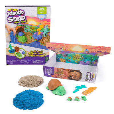 Spin Master Kinetic Sand Project Planet - Set Of Set Of Tortugas, Arena Set 680 Gramos Arena 6069781 — image 1