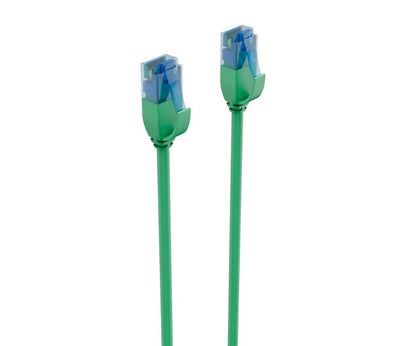 Shiverpeaks Network Cable Network Cable CAT.6 U/UTP Slim Green 5M — image 1