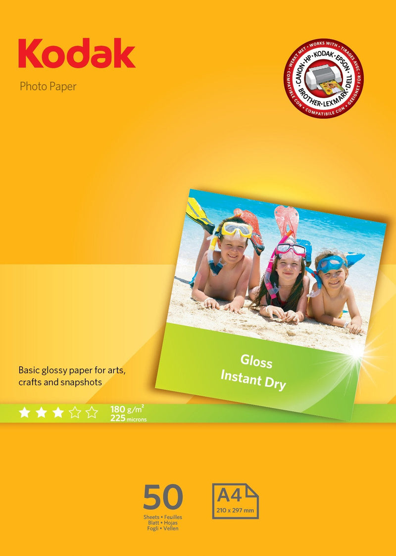 Kodak Paper Photo A4 180GR -pack 50 Hojas-
