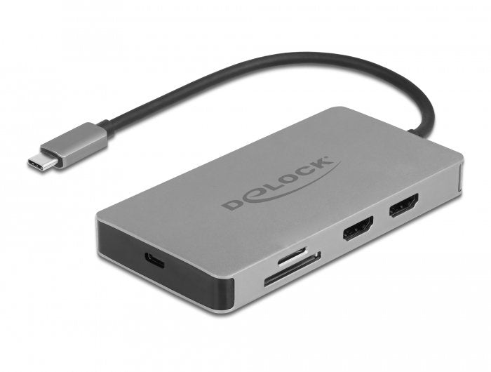 Delock USB Type-c Dockingstation 4K - Dual HDMI Mst / USB 3.2