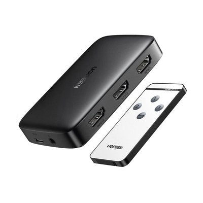 UGREEN Przelacznik Switch CM332 3W1 HDMI 1.4 4K 30 HZ (czarny) — image 1