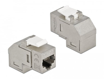 Keystone Modul RJ45 Buchse Zu RJ45 Buchse CAT.6A 90° Gewinkelt — image 1