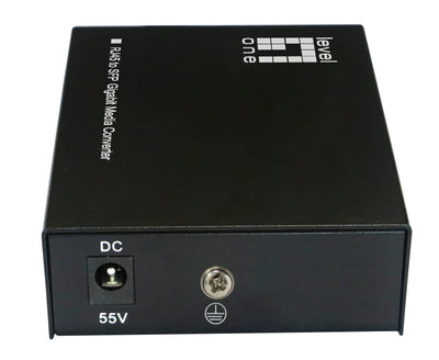 Convertidor Medio Levelone GVT-2016 1000 Mbit/S Multimode Monomodo Black — image 1